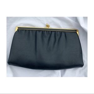 Ande vintage 1970s leather clutch purse